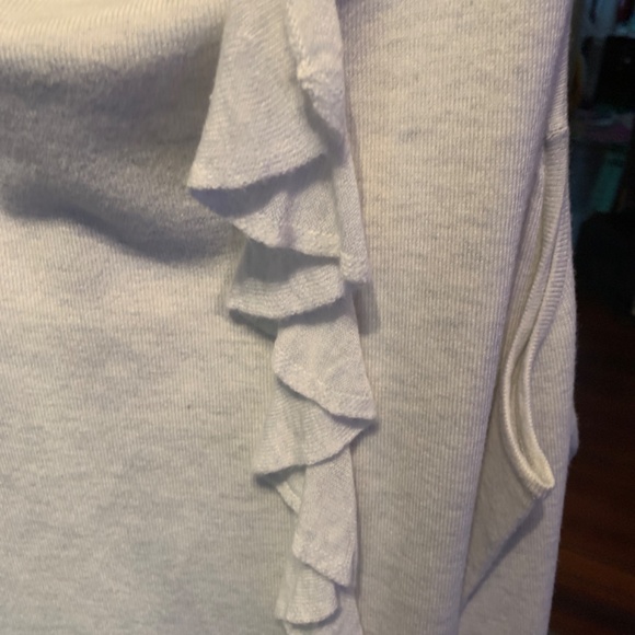 Lauren Conrad cold shoulder ruffle back sweater. Net . Retail 44 - Picture 6 of 8